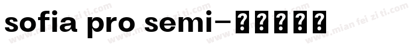 sofia pro semi字体转换